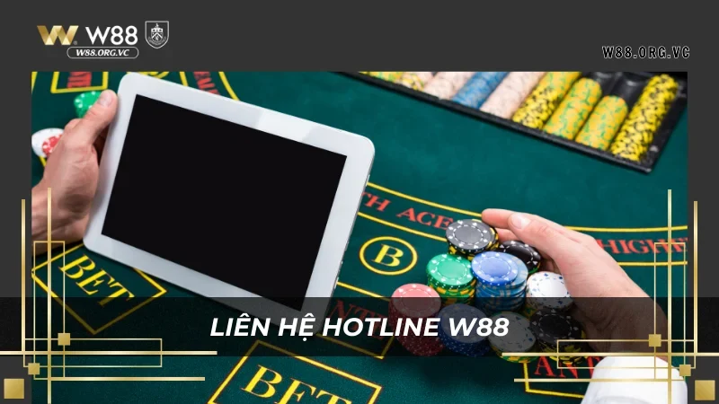 Hotline liên hệ W88 là cách nhanh nhất và phổ biến nhất