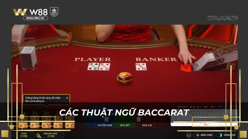 Khi chơi baccarat cần hiểu và nhớ rõ mọi thuật ngữ