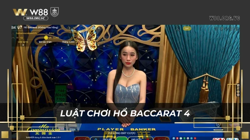 Luật chơi Hổ baccarat 4 tại W88 cho tân thủ