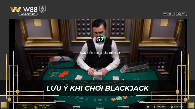 Bí quyết cược Blackjack tại nhà cái W88 dễ dàng hơn