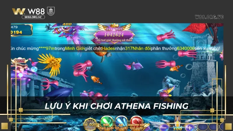 Phải nắm rõ quy luật tính điểm khi chơi ATHENA FISHING