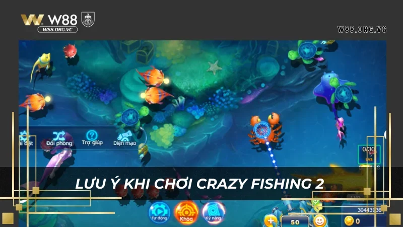 Lưu ý chơi Crazy Fishing 2 cẩn thận để đạt hiệu quả cao